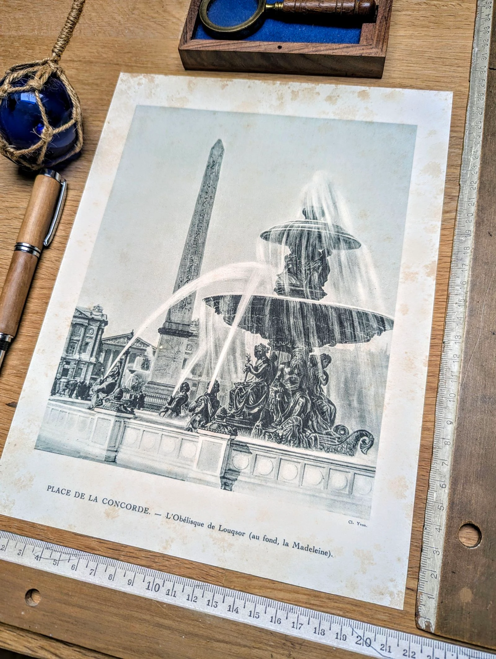 Héliogravuras Torre Eiffel e a Concorde, impressa em 1926 – photo 6